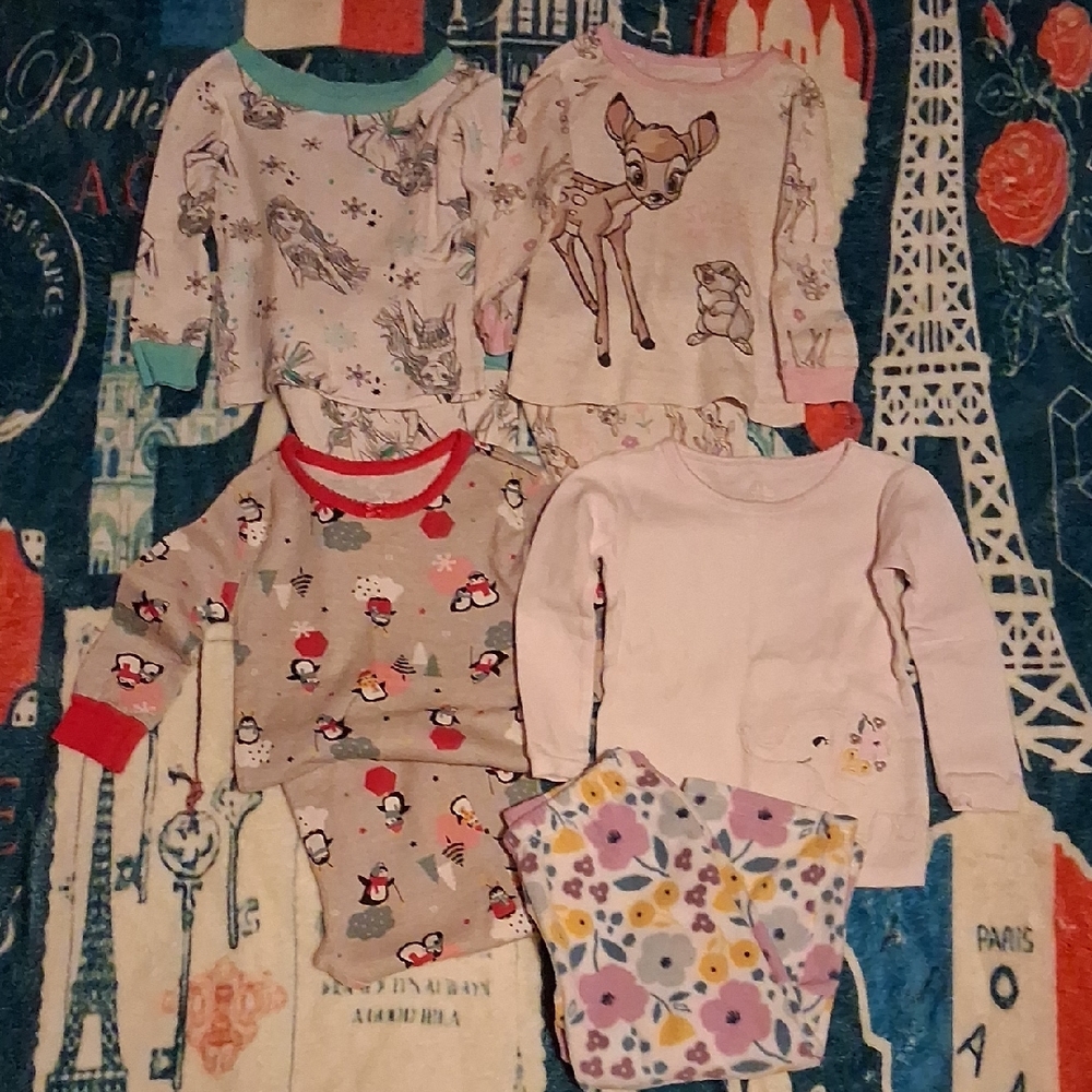 Carter's, Disney & Koala Kids Pajama Bundle Size 18 Mo.